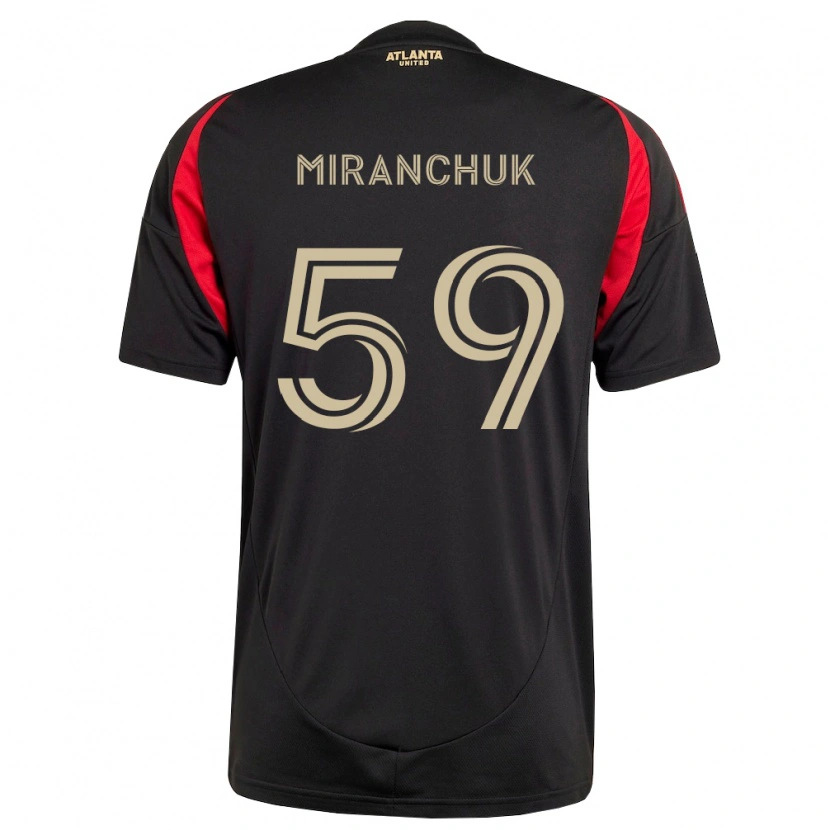 Danxen Mujer Camiseta Aleksey Miranchuk #59 Negro Rojo 1ª Equipación 2026/27 La Camisa México