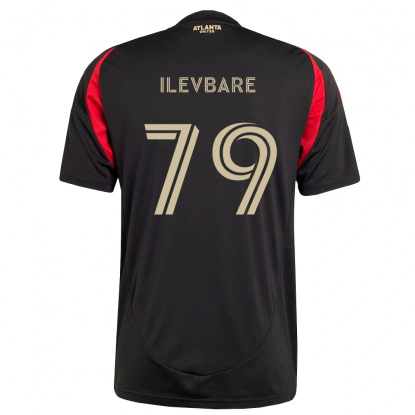 Danxen Mujer Camiseta David Ilevbare #79 Negro Rojo 1ª Equipación 2026/27 La Camisa México