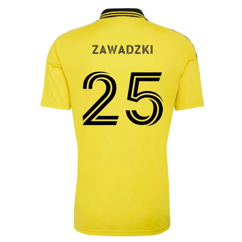 Danxen Mujer Camiseta Sean Zawadzki #25 Amarillo Negro 1ª Equipación 2026/27 La Camisa México