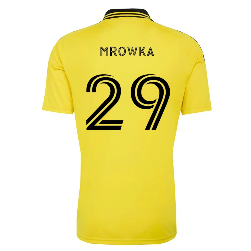 Danxen Mujer Camiseta Cole Mrowka #29 Amarillo Negro 1ª Equipación 2026/27 La Camisa México