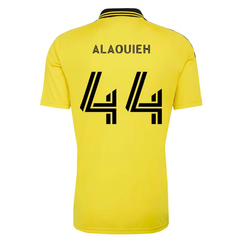 Danxen Mujer Camiseta Anthony Alaouieh #44 Amarillo Negro 1ª Equipación 2026/27 La Camisa México