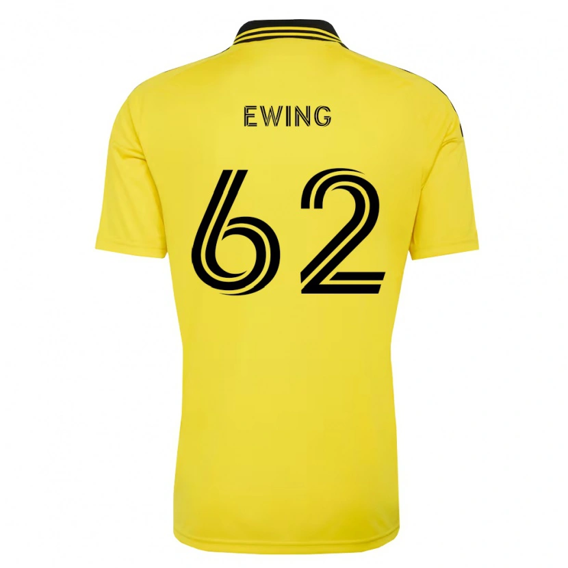 Danxen Mujer Camiseta Immanuel Ewing #62 Amarillo Negro 1ª Equipación 2026/27 La Camisa México