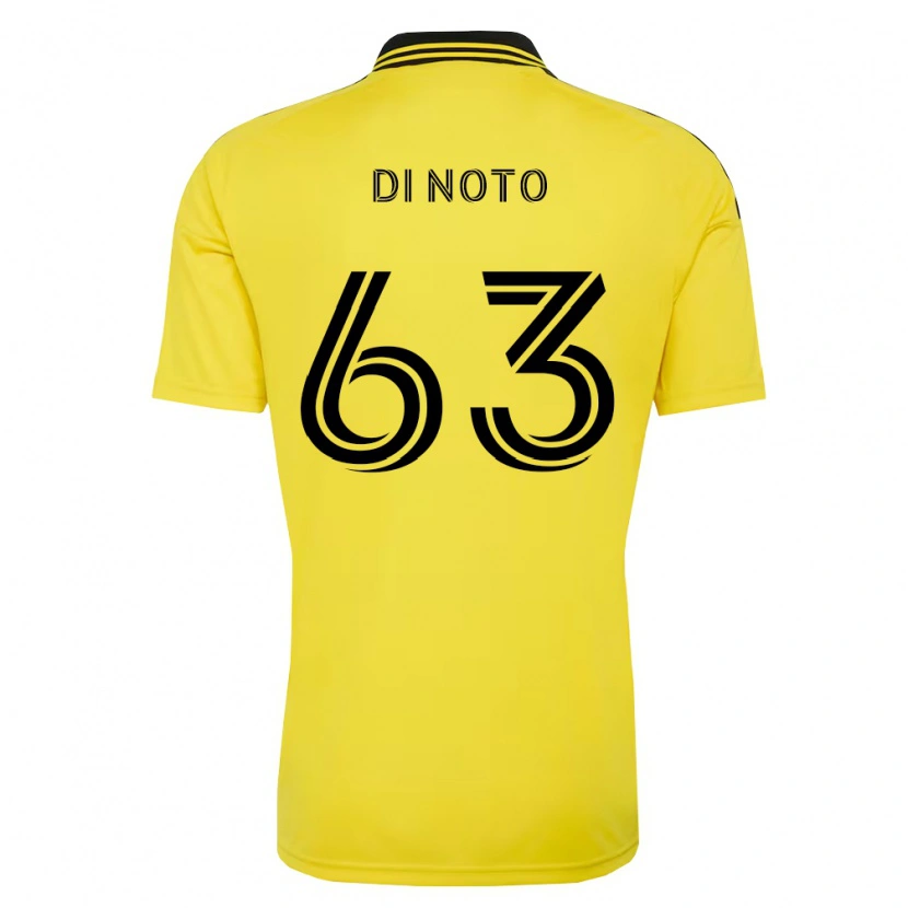 Danxen Mujer Camiseta Gianmarco Di Noto #63 Amarillo Negro 1ª Equipación 2026/27 La Camisa México