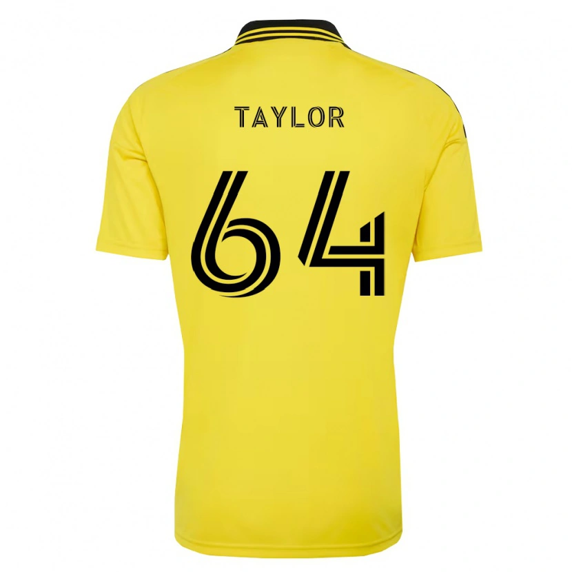 Danxen Mujer Camiseta Oneal Taylor #64 Amarillo Negro 1ª Equipación 2026/27 La Camisa México