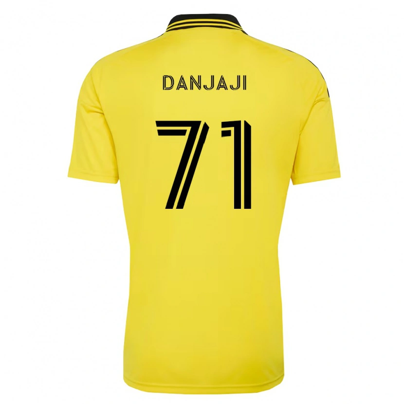 Danxen Mujer Camiseta Jamil Danjaji #71 Amarillo Negro 1ª Equipación 2026/27 La Camisa México