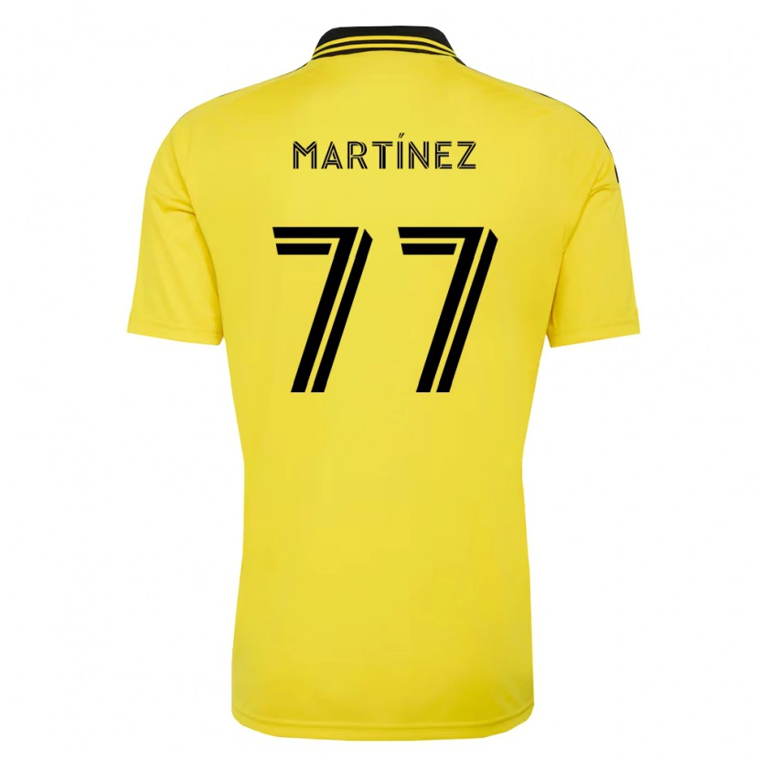 Danxen Mujer Camiseta Josef Martínez #77 Amarillo Negro 1ª Equipación 2026/27 La Camisa México