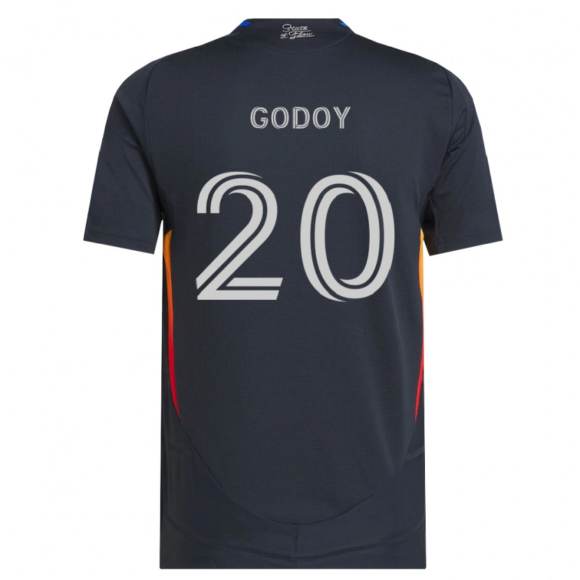 Danxen Mujer Camiseta Aníbal Godoy #20 Gris Oscuro Rojo 1ª Equipación 2026/27 La Camisa México