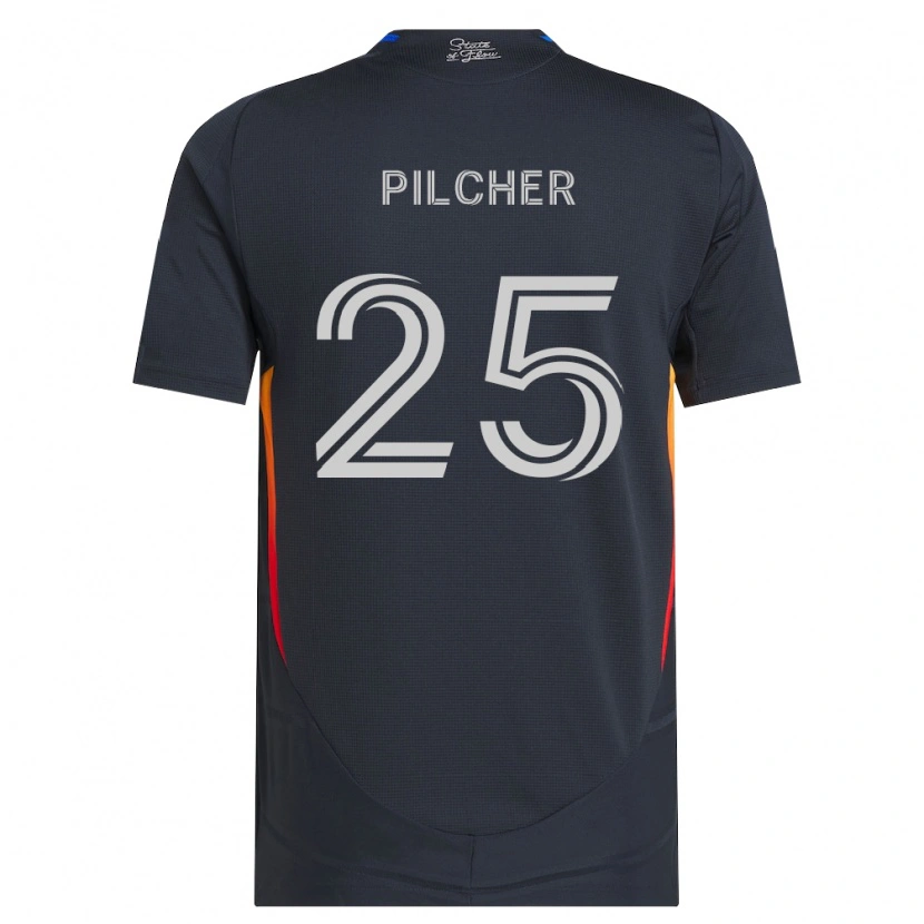 Danxen Mujer Camiseta Ian Pilcher #25 Gris Oscuro Rojo 1ª Equipación 2026/27 La Camisa México
