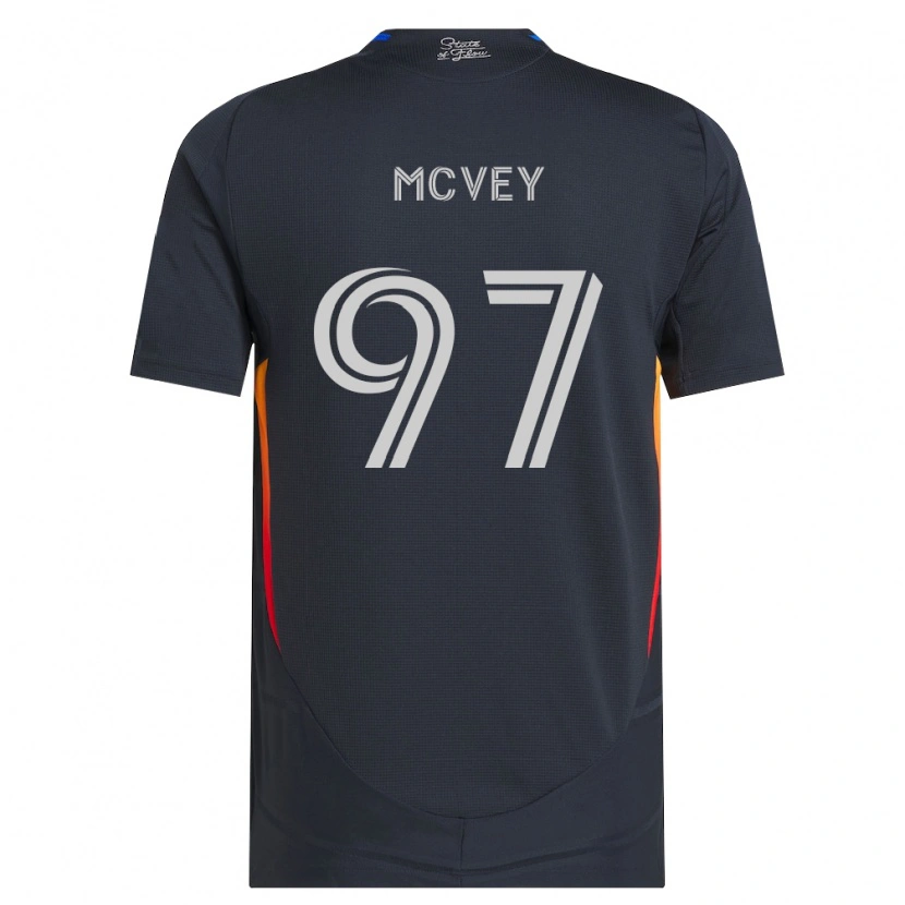 Danxen Mujer Camiseta Christopher Mcvey #97 Gris Oscuro Rojo 1ª Equipación 2026/27 La Camisa México
