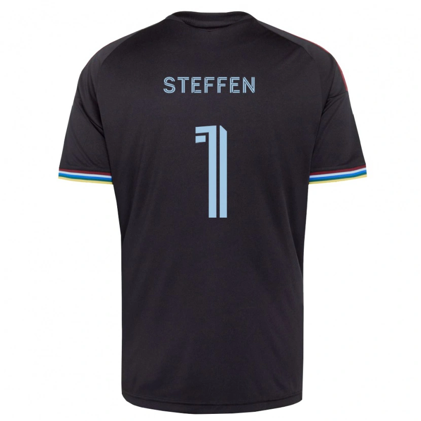 Danxen Mujer Camiseta Zack Steffen #1 Azul Cielo Negro 1ª Equipación 2026/27 La Camisa México