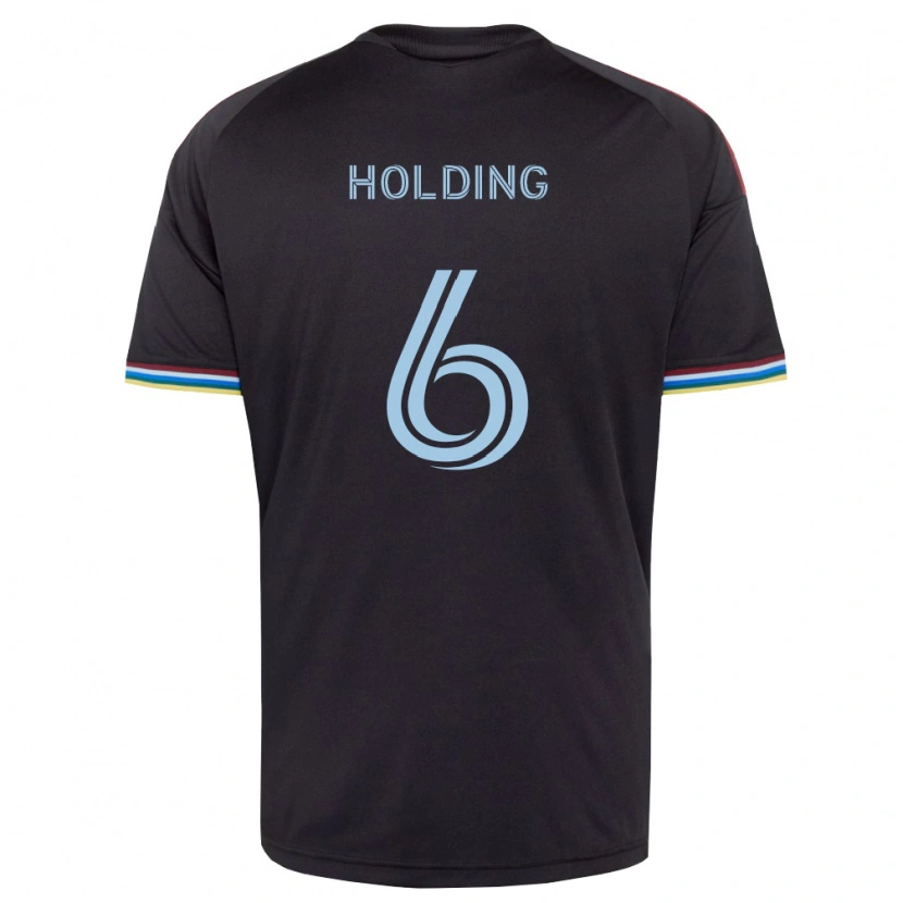 Danxen Mujer Camiseta Rob Holding #6 Azul Cielo Negro 1ª Equipación 2026/27 La Camisa México