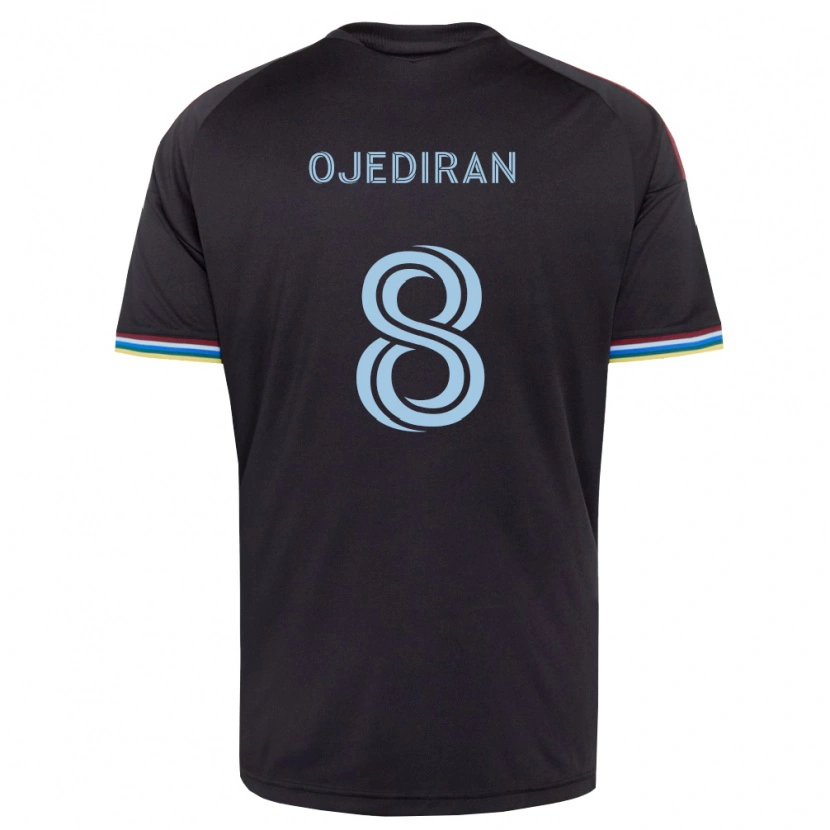 Danxen Mujer Camiseta Hamzat Ojediran #8 Azul Cielo Negro 1ª Equipación 2026/27 La Camisa México
