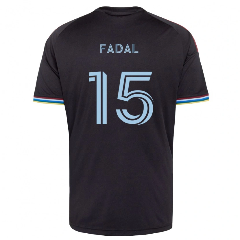 Danxen Mujer Camiseta Ali Fadal #15 Azul Cielo Negro 1ª Equipación 2026/27 La Camisa México