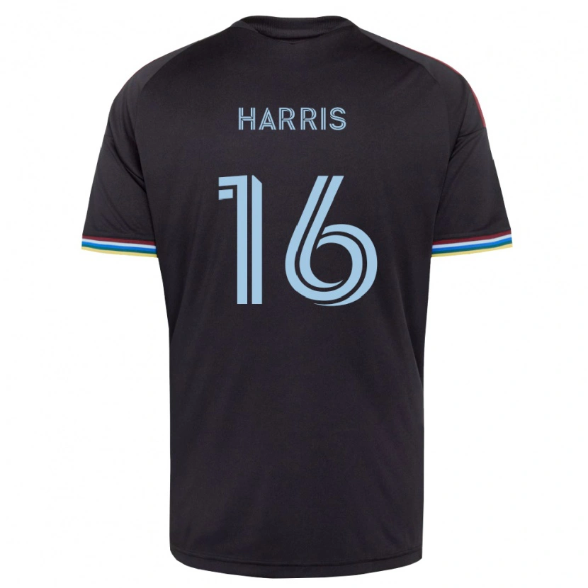 Danxen Mujer Camiseta Alex Harris #16 Azul Cielo Negro 1ª Equipación 2026/27 La Camisa México