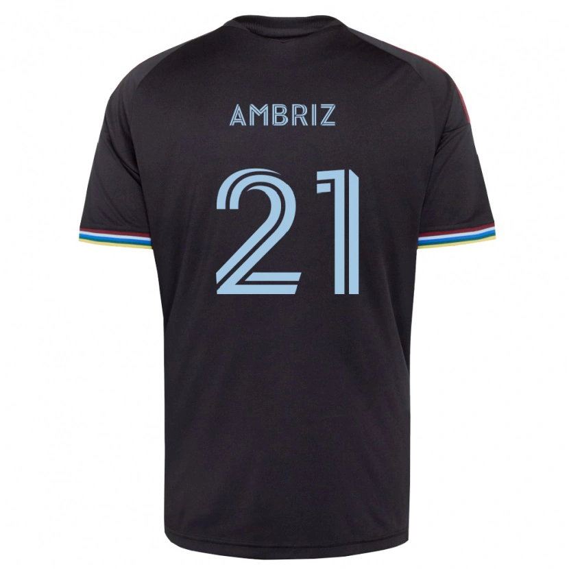 Danxen Mujer Camiseta Diego Ambriz #21 Azul Cielo Negro 1ª Equipación 2026/27 La Camisa México