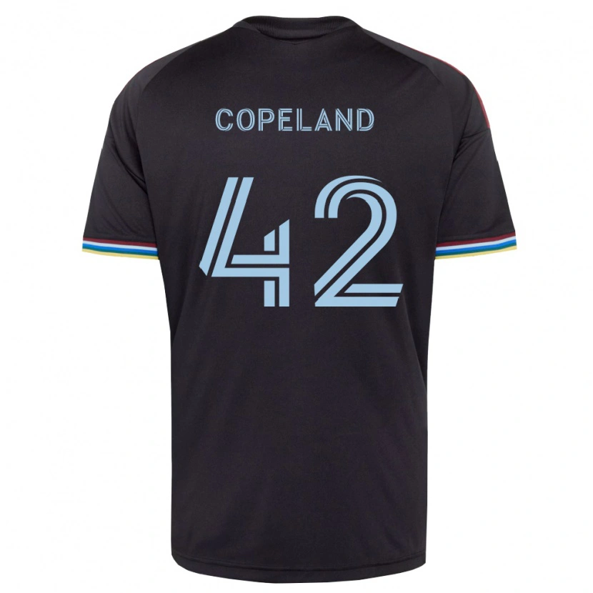 Danxen Mujer Camiseta Josh Copeland #42 Azul Cielo Negro 1ª Equipación 2026/27 La Camisa México
