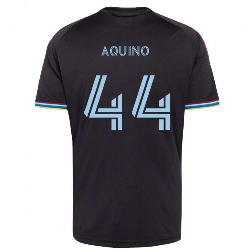 Danxen Mujer Camiseta Chris Aquino #44 Azul Cielo Negro 1ª Equipación 2026/27 La Camisa México