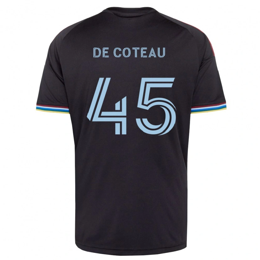 Danxen Mujer Camiseta Jabari De Coteau #45 Azul Cielo Negro 1ª Equipación 2026/27 La Camisa México