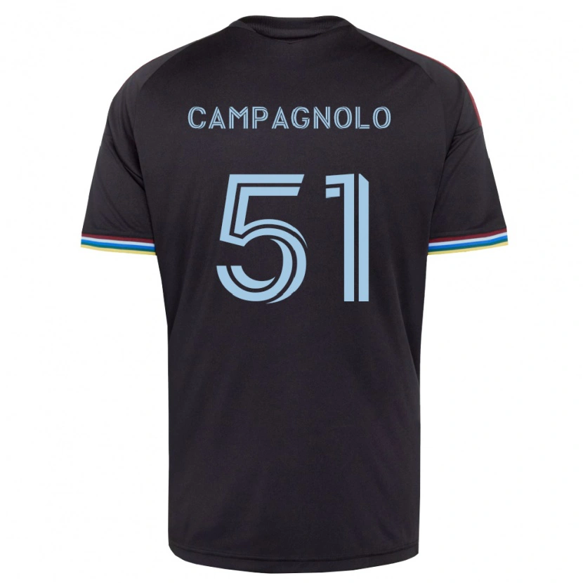 Danxen Mujer Camiseta Zackory Campagnolo #51 Azul Cielo Negro 1ª Equipación 2026/27 La Camisa México
