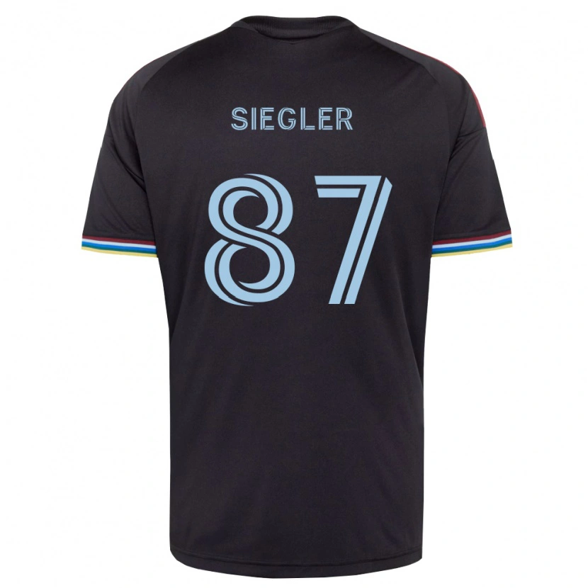Danxen Mujer Camiseta Sebastian Siegler #87 Azul Cielo Negro 1ª Equipación 2026/27 La Camisa México