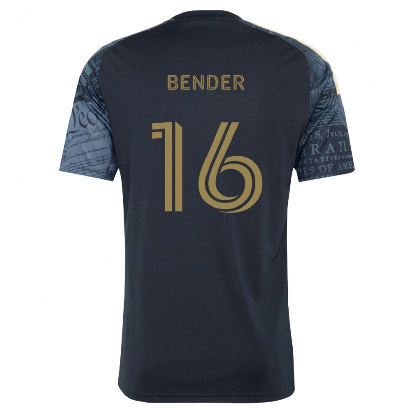 Danxen Mujer Camiseta Ben Bender #16 Azul Marino Marrón 1ª Equipación 2026/27 La Camisa México