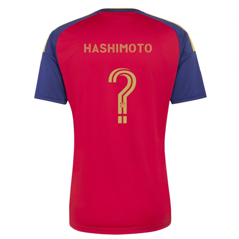 Danxen Mujer Camiseta Rylan Hashimoto #0 Azul Real Marrón Rojo 1ª Equipación 2026/27 La Camisa México