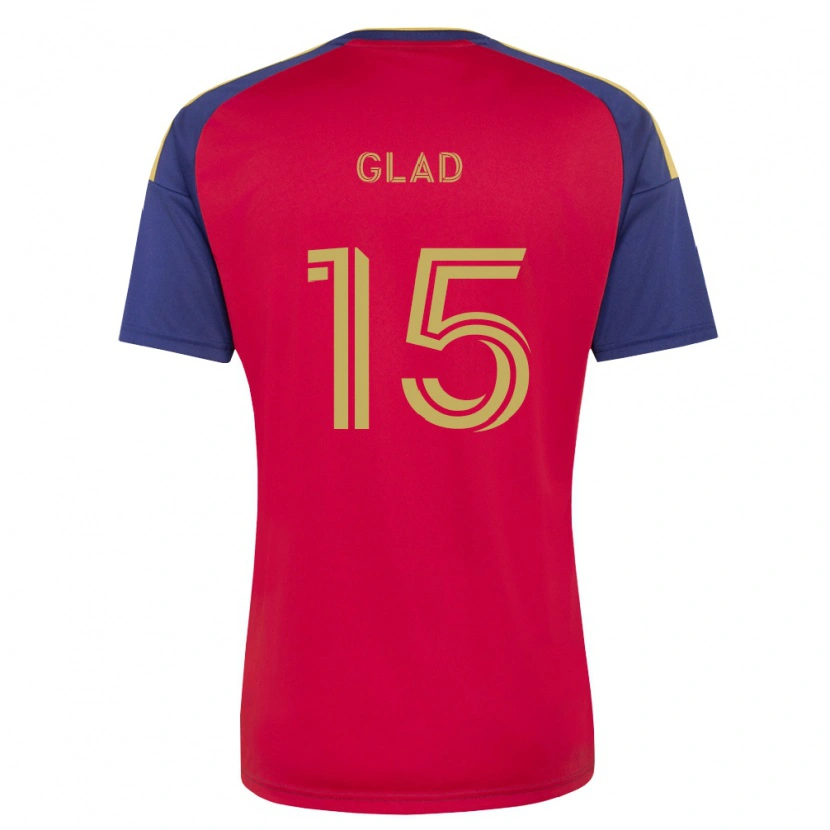 Danxen Mujer Camiseta Justen Glad #15 Azul Real Marrón Rojo 1ª Equipación 2026/27 La Camisa México