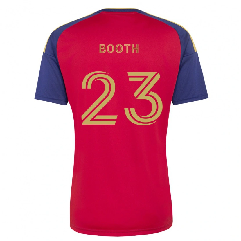 Danxen Mujer Camiseta Zach Booth #23 Azul Real Marrón Rojo 1ª Equipación 2026/27 La Camisa México