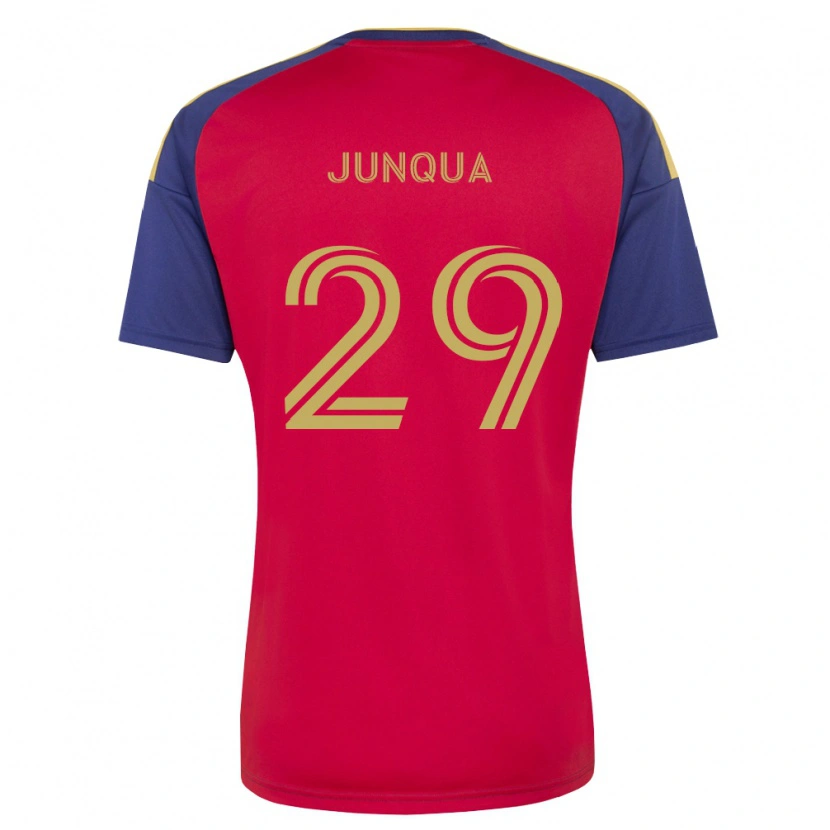Danxen Mujer Camiseta Sam Junqua #29 Azul Real Marrón Rojo 1ª Equipación 2026/27 La Camisa México