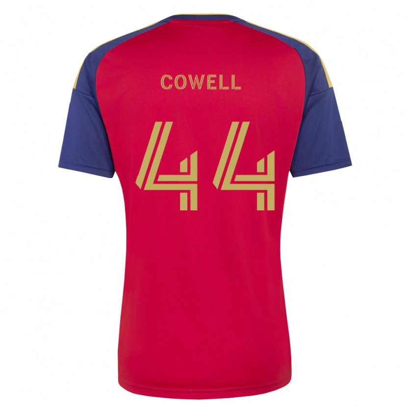 Danxen Mujer Camiseta Chance Cowell #44 Azul Real Marrón Rojo 1ª Equipación 2026/27 La Camisa México