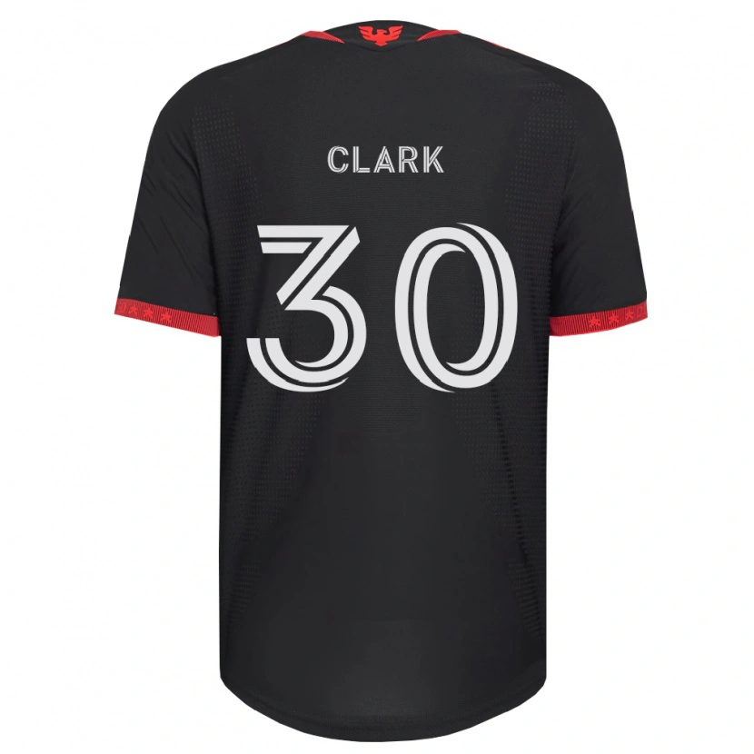 Danxen Mujer Camiseta Caden Clark #30 Negro Blanco Rojo 1ª Equipación 2026/27 La Camisa México