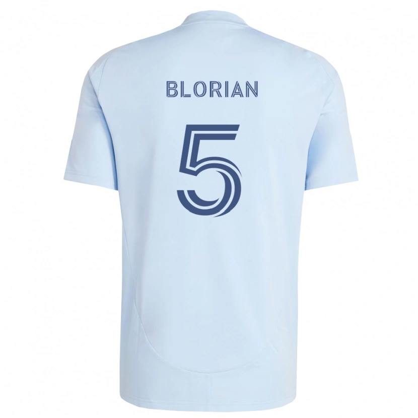Danxen Mujer Camiseta Or Blorian #5 Azul Claro Gris Claro 1ª Equipación 2026/27 La Camisa México