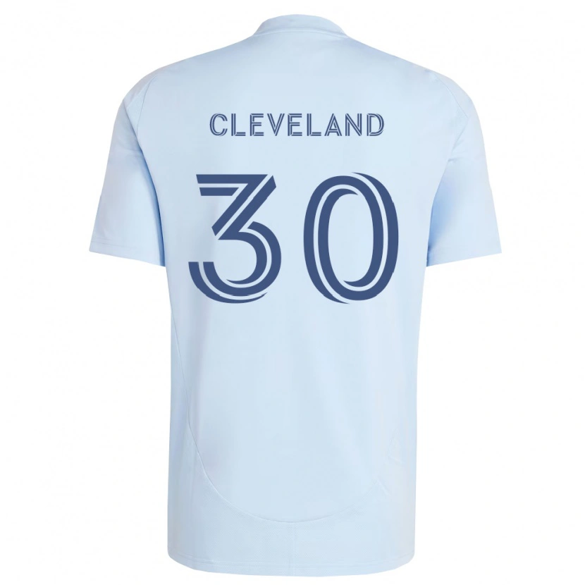 Danxen Mujer Camiseta Stefan Cleveland #30 Azul Claro Gris Claro 1ª Equipación 2026/27 La Camisa México