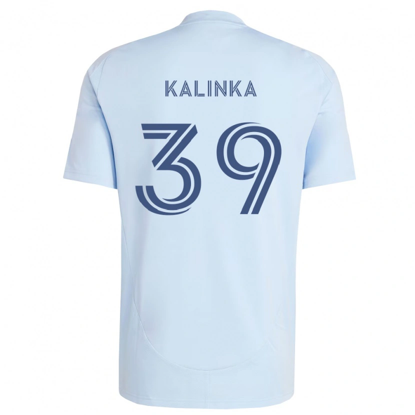 Danxen Mujer Camiseta Jaxson Kalinka #39 Azul Claro Gris Claro 1ª Equipación 2026/27 La Camisa México