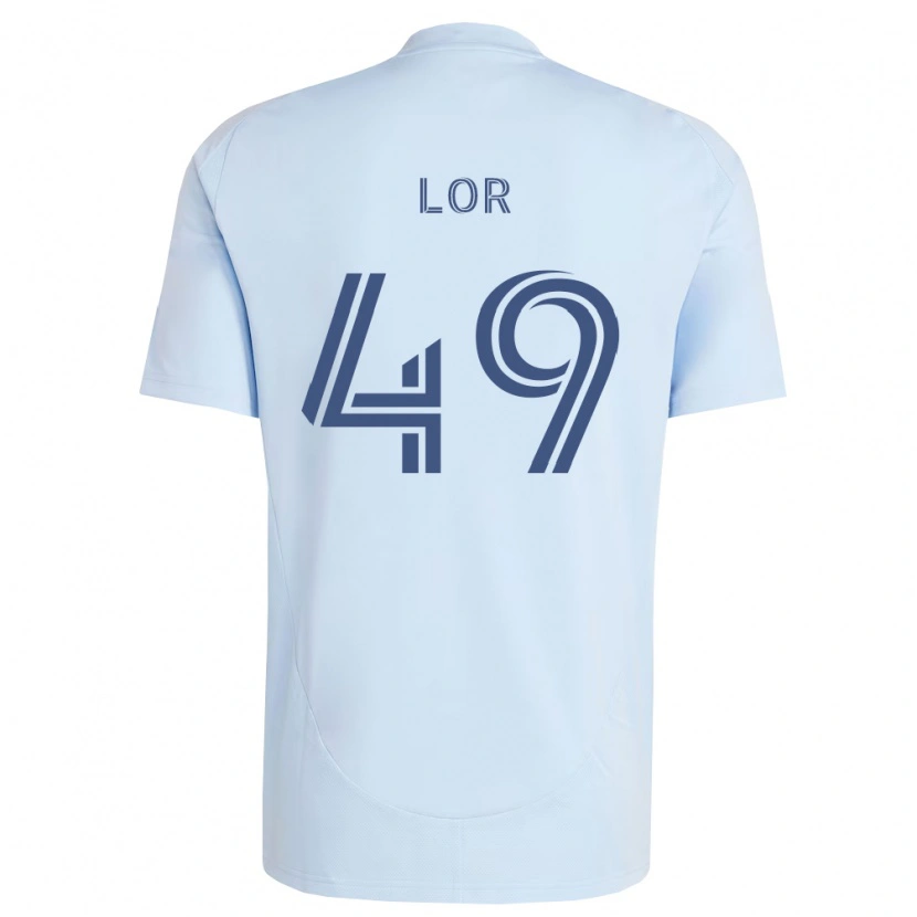 Danxen Mujer Camiseta Troy Lor #49 Azul Claro Gris Claro 1ª Equipación 2026/27 La Camisa México