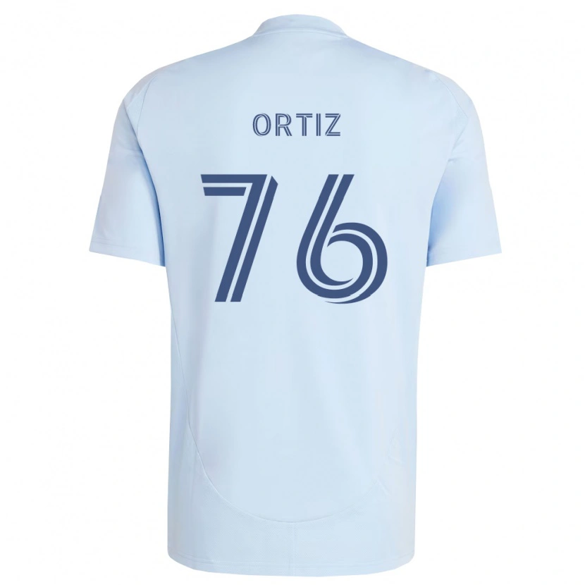 Danxen Mujer Camiseta Johann Ortiz #76 Azul Claro Gris Claro 1ª Equipación 2026/27 La Camisa México