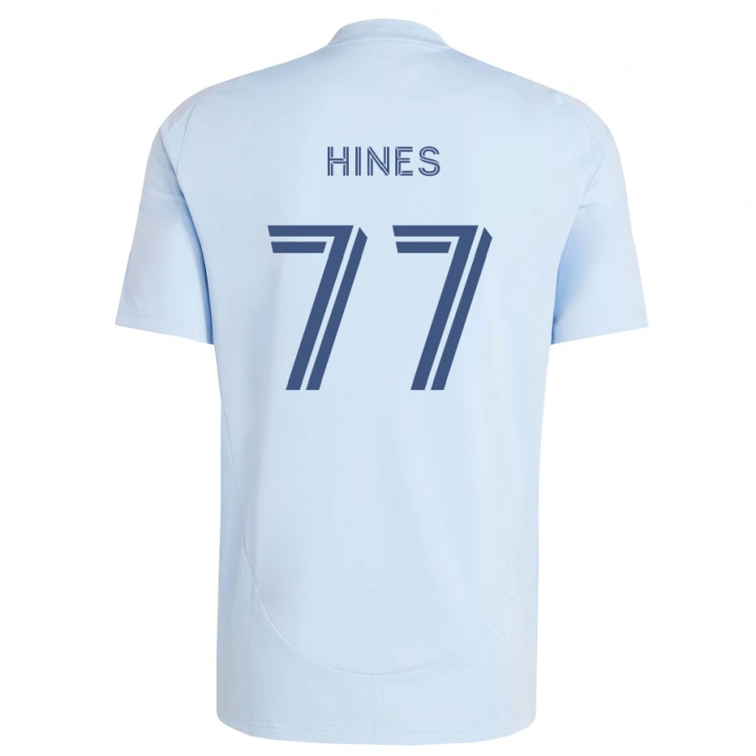 Danxen Mujer Camiseta Kashan Hines #77 Azul Claro Gris Claro 1ª Equipación 2026/27 La Camisa México