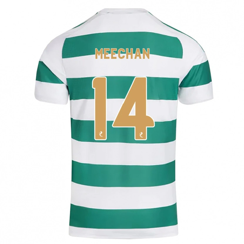 Danxen Mujer Camiseta Nathan Meechan #14 Cian Oscuro Blanco 1ª Equipación 2026/27 La Camisa México