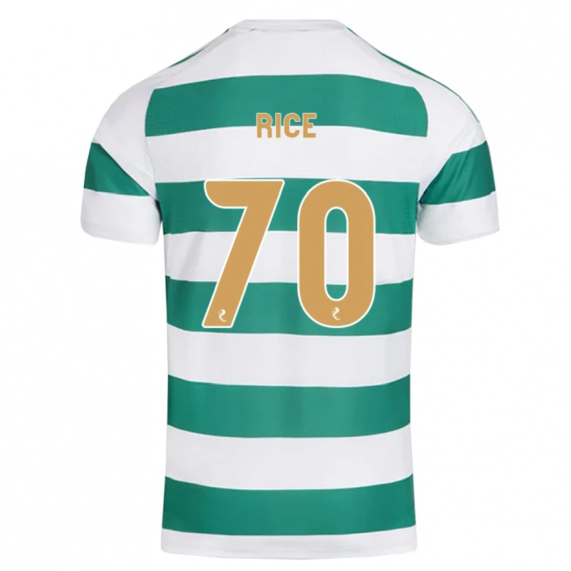 Danxen Mujer Camiseta Aidan Rice #70 Cian Oscuro Blanco 1ª Equipación 2026/27 La Camisa México
