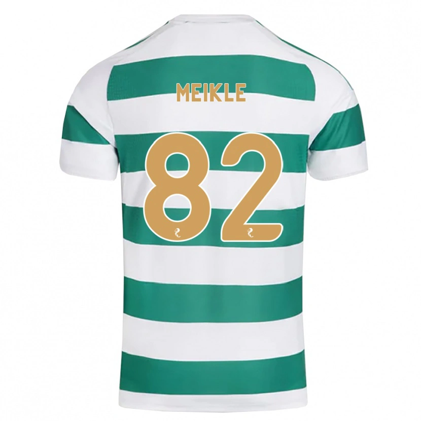 Danxen Mujer Camiseta Jamie Meikle #82 Cian Oscuro Blanco 1ª Equipación 2026/27 La Camisa México
