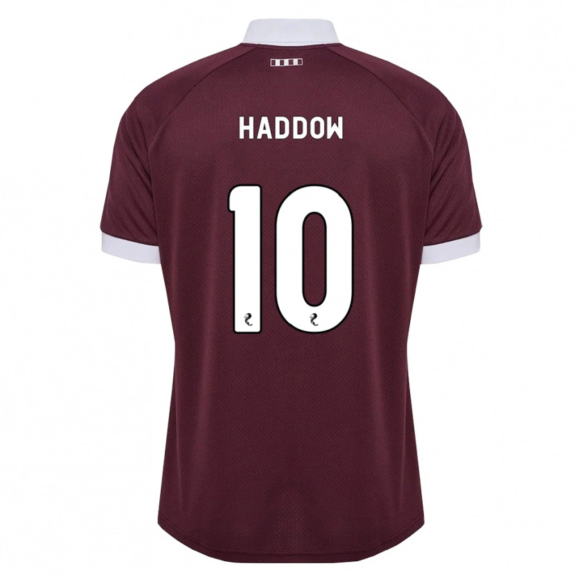 Danxen Mujer Camiseta Aiden Haddow #10 Blanco Borgoña 1ª Equipación 2026/27 La Camisa México