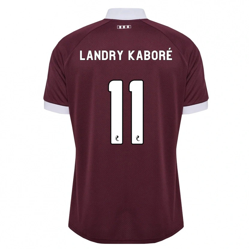 Danxen Mujer Camiseta Pierre Landry Kaboré #11 Blanco Borgoña 1ª Equipación 2026/27 La Camisa México