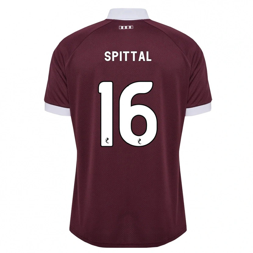 Danxen Mujer Camiseta Blair Spittal #16 Blanco Borgoña 1ª Equipación 2026/27 La Camisa México