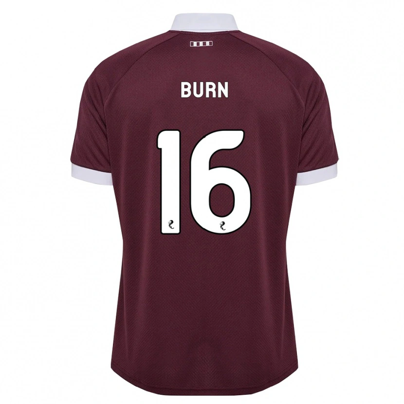 Danxen Mujer Camiseta Gregor Burn #16 Blanco Borgoña 1ª Equipación 2026/27 La Camisa México