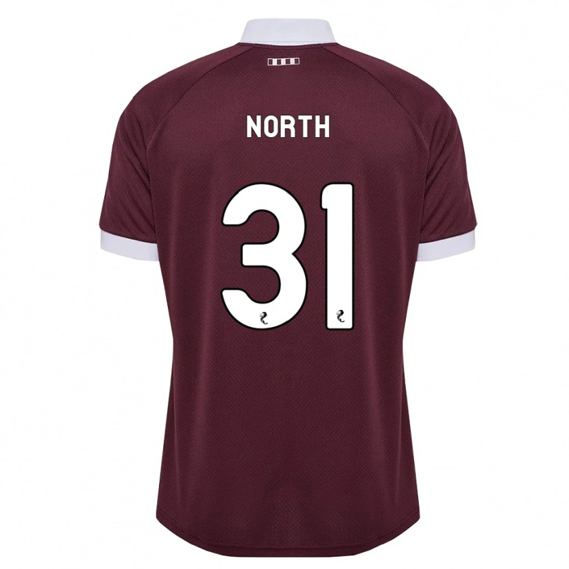 Danxen Mujer Camiseta Tommy North #31 Blanco Borgoña 1ª Equipación 2026/27 La Camisa México