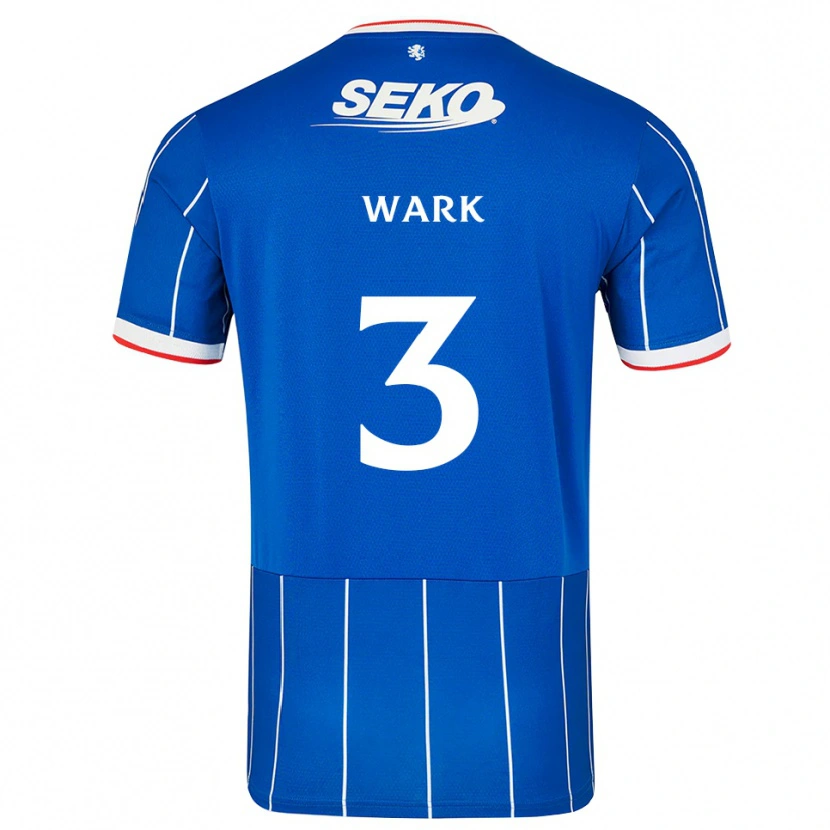 Danxen Mujer Camiseta Lyle Wark #3 Rojo Azul Blanco 1ª Equipación 2026/27 La Camisa México