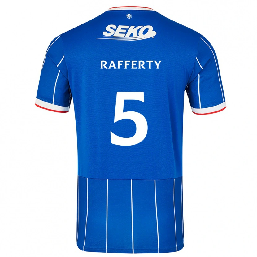 Danxen Mujer Camiseta Laura Rafferty #5 Rojo Azul Blanco 1ª Equipación 2026/27 La Camisa México