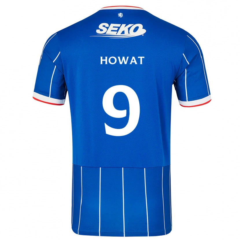 Danxen Mujer Camiseta Kirsty Howat #9 Rojo Azul Blanco 1ª Equipación 2026/27 La Camisa México
