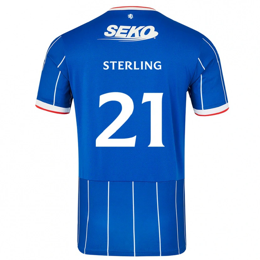 Danxen Mujer Camiseta Dujon Sterling #21 Rojo Azul Blanco 1ª Equipación 2026/27 La Camisa México