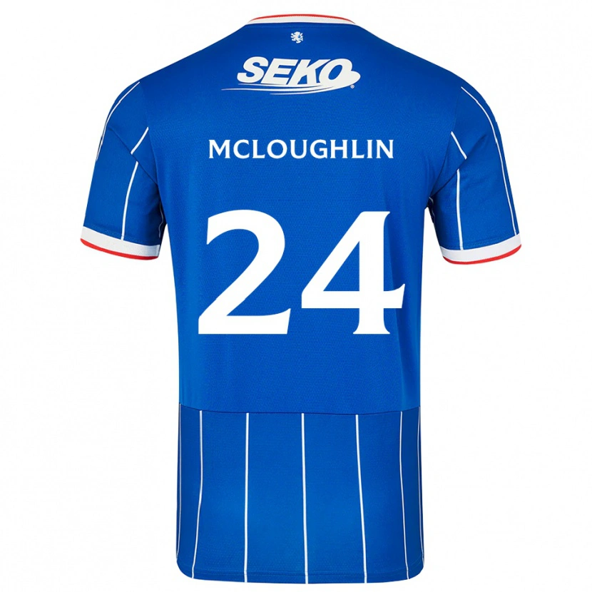 Danxen Mujer Camiseta Olivia Mcloughlin #24 Rojo Azul Blanco 1ª Equipación 2026/27 La Camisa México